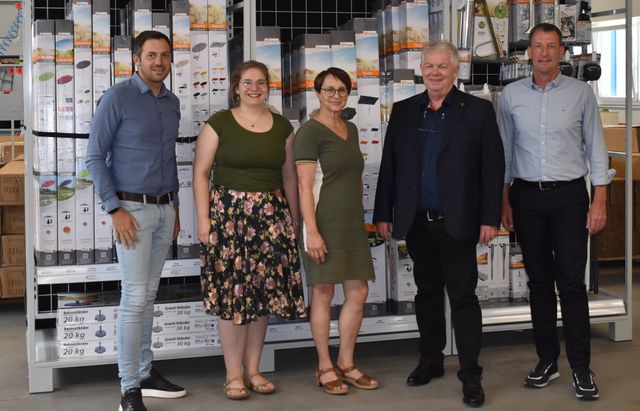  Von links: Philipp Hierlemann, Hanna Stauß, Susanne Petermann-Mayer, Christoph Höh MdL, Rolf Guffart